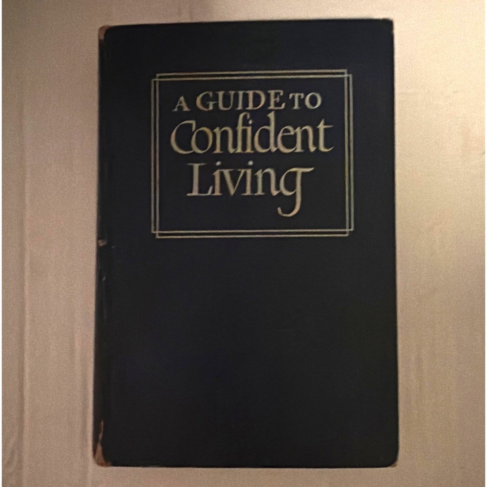 Norman Vincent Peale A Guide to Confident Living Hardcover 1948 1st Ed